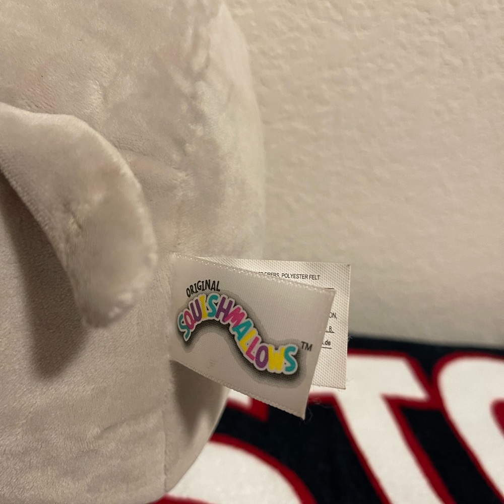 8” Mila Squishmallow Elephant with Rainbow Ears and Belly. - Picture 6 of 13